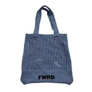 FWRD Knit Tote Bag in Blue